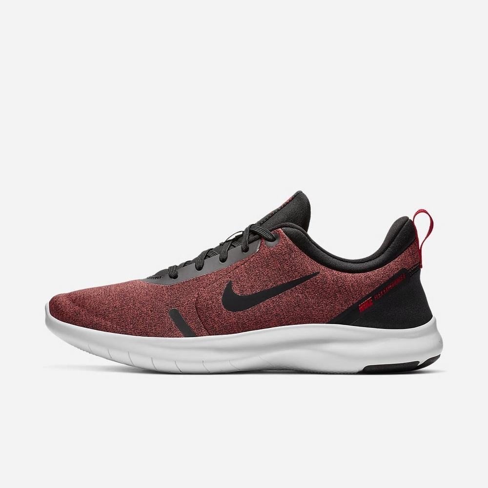 Chaussure De Running Nike Flex Experience RN 8 Noir 1048-357 Black/University Red/White/Black Homme | ZZK-64343047